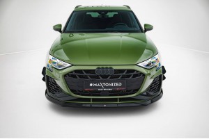 Front Splitter V.3 Audi A3 S-Line Sedan / S3 Sedan 8Y Facelift