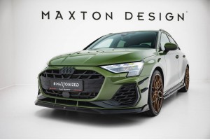 Front Splitter V.3 Audi A3 S-Line Sedan / S3 Sedan 8Y Facelift
