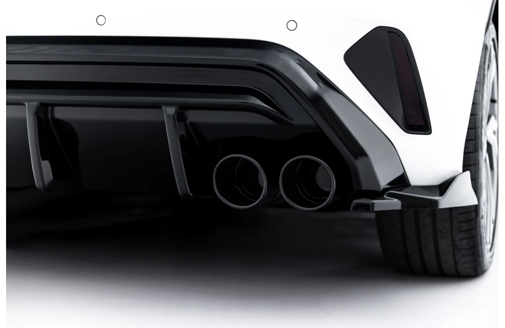 Rear Valance + Exhaust Ends Imitation Audi A3 S-Line Sportback 8Y Facelift