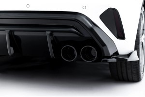 Rear Valance + Exhaust Ends Imitation Audi A3 S-Line Sportback 8Y Facelift