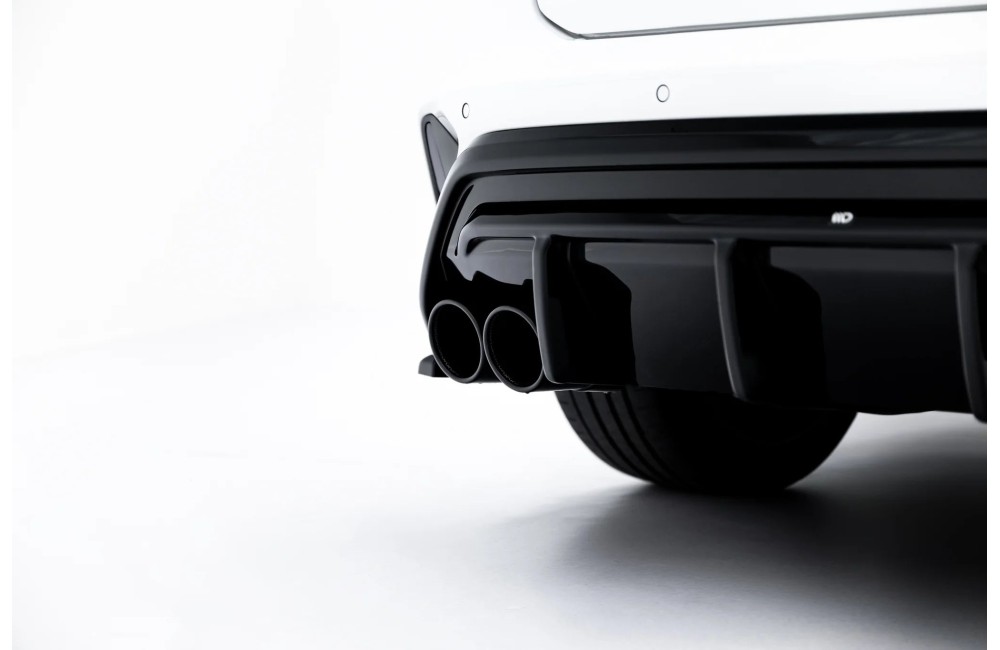 Rear Valance + Exhaust Ends Imitation Audi A3 S-Line Sportback 8Y Facelift