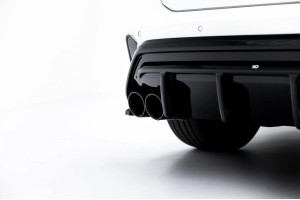 Rear Valance + Exhaust Ends Imitation Audi A3 S-Line Sportback 8Y Facelift