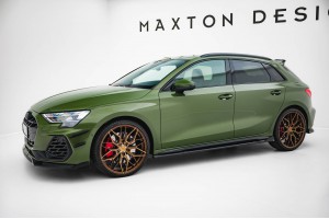 Side Skirts Diffusers V.3 Audi A3 S-Line Sedan / S3 Sedan 8Y Facelift Side Skirts Diffusers V.3 Audi A3 S-Line Sedan / S3 Sedan 8Y Facelift