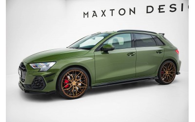 Side Skirts Diffusers V.3 Audi A3 S-Line Sedan / S3 Sedan 8Y Facelift