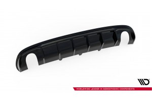 Rear Valance Audi A4 S-Line Sedan / Avant B8 (Version with single exhaust tips on both sides) - Version with single exhaust tips on both sides