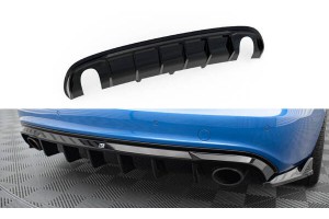 Rear Valance Audi A4 S-Line Sedan / Avant B8 (Version with single exhaust tips on both sides) - Version with single exhaust tips on both sides