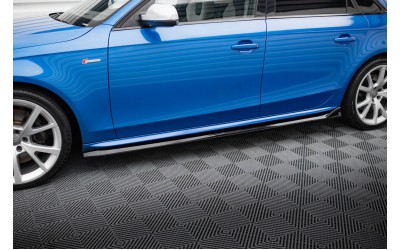 Side Skirts Diffusers V.4 Audi A4 / A4 S-Line / S4 B8 
