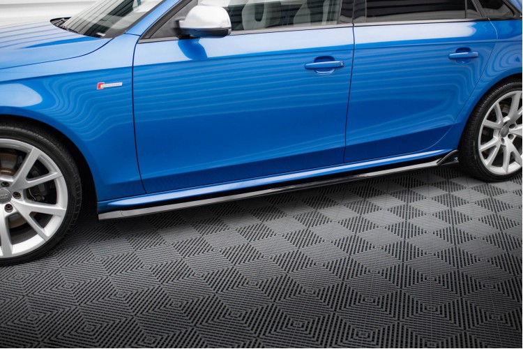 Side Skirts Diffusers V.4 Audi A4 / A4 S-Line / S4 B8