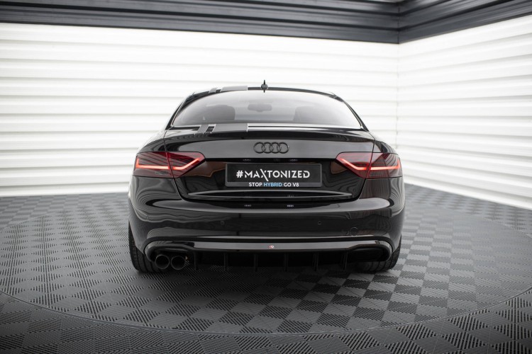 Πίσω Valance Audi A5 Coupe / Cabrio S-Line 8T (Έκδοση με μονή πλευρική διπλή εξατμίση)