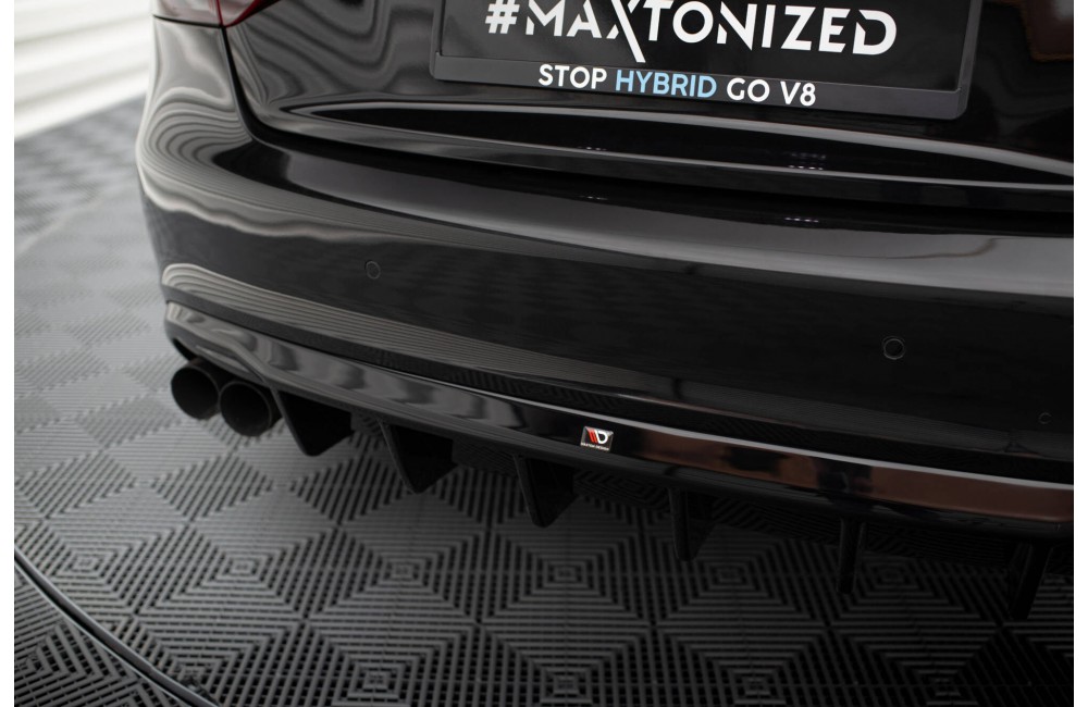 Rear Valance Audi A5 Coupe / Cabrio S-Line 8T (Single side dual exhaust version)
