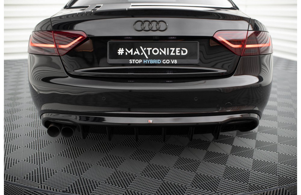 Rear Valance Audi A5 Coupe / Cabrio S-Line 8T (Single side dual exhaust version)