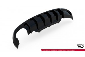 Rear Valance Audi A5 Coupe / Cabrio S-Line 8T (Single side dual exhaust version)