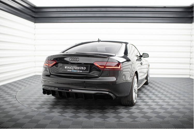 Πίσω Valance Audi A5 Coupe / Cabrio S-Line 8T (Έκδοση με μονή πλευρική διπλή εξατμίση)