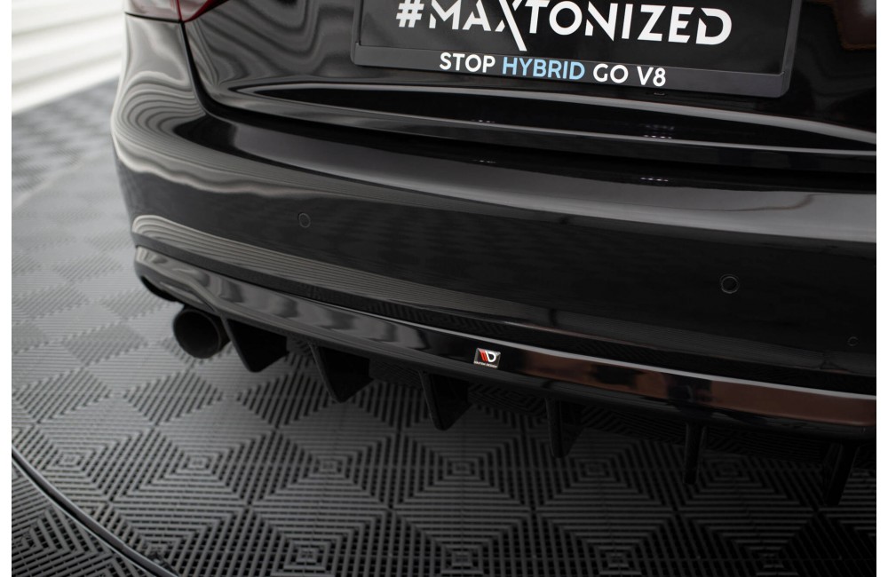 Rear Valance Audi A5 Coupe / Cabrio S-Line 8T (Version with single exhausts on both sides)