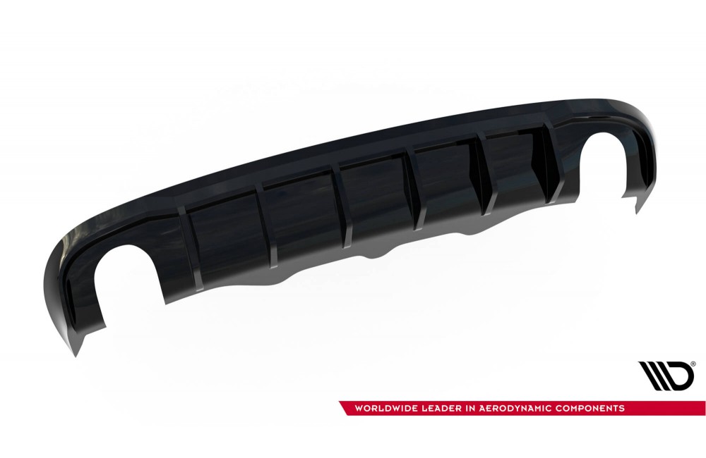 Rear Valance Audi A5 S-Line Sportback 8T (Version with single exhaust tips on both sides) - Version with single exhaust tips on both sides