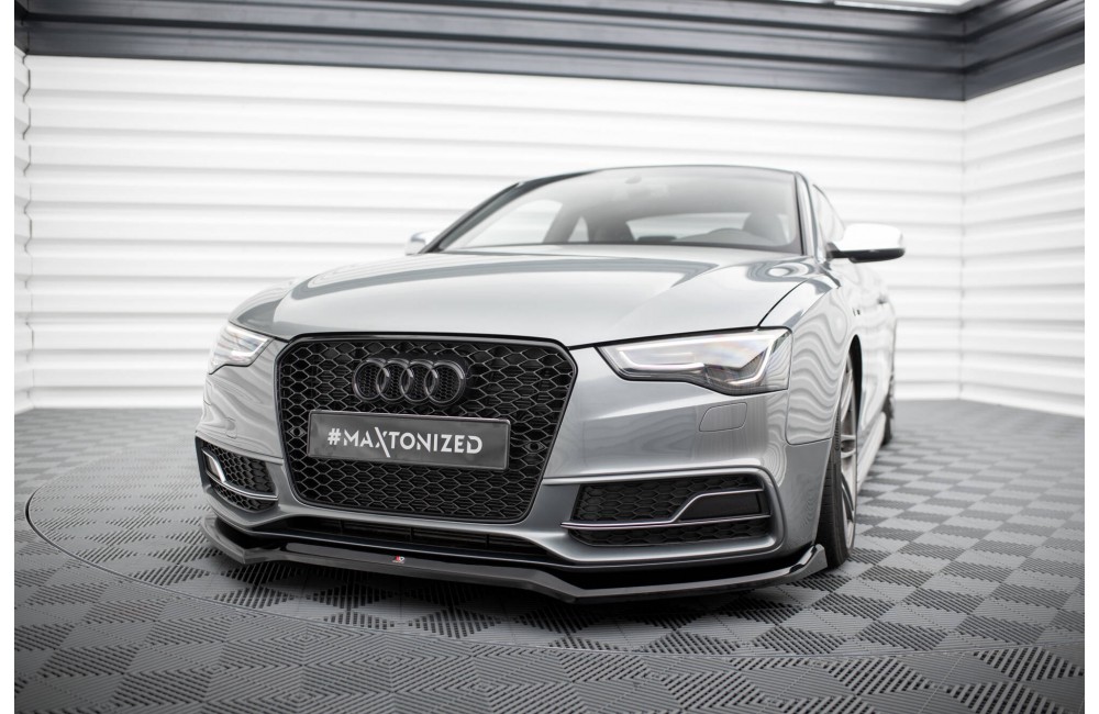 Front Splitter V.4 Audi S5 / A5 S-Line Coupe / Sportback 8T Facelift