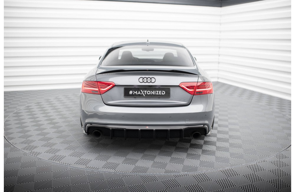Rear Valance Audi A5 S-Line Coupe / Sportback 8T Facelift (Version with single exhausts on both sides)