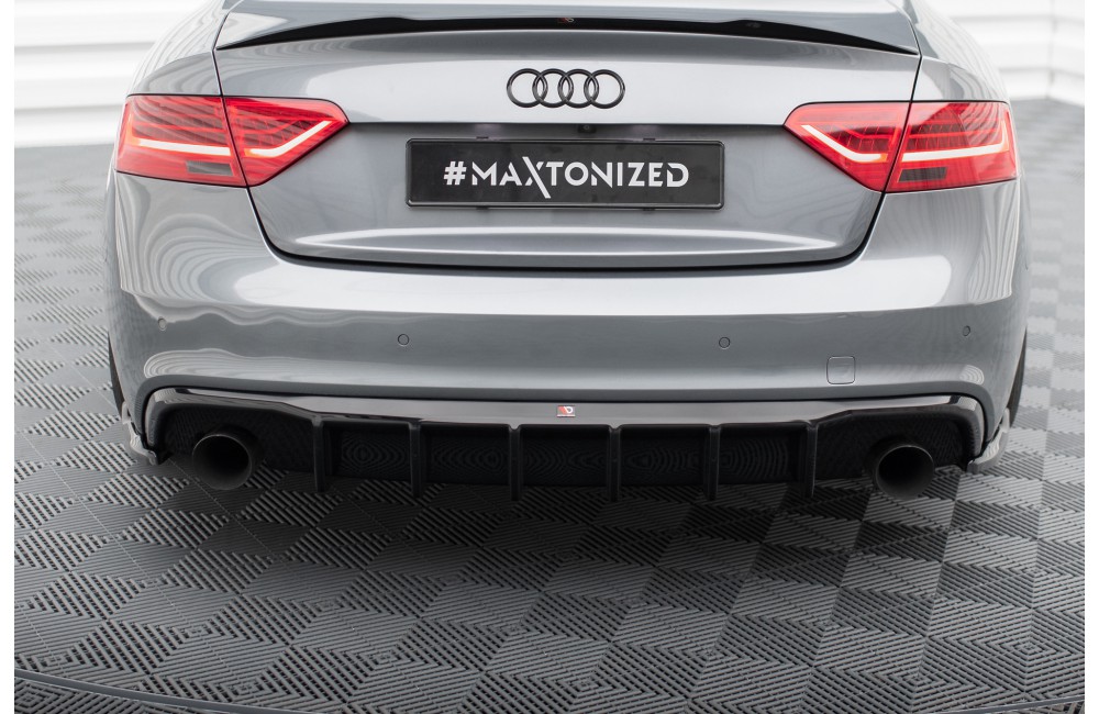 Rear Valance Audi A5 S-Line Coupe / Sportback 8T Facelift (Version with single exhausts on both sides)