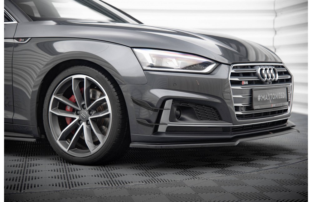 Front Bumper Wings (Canards) Audi S5 / A5 S-Line Coupe / Sportback F5 Front Bumper Wings (Canards) Audi S5 / A5 S-Line Coupe / Sportback F5