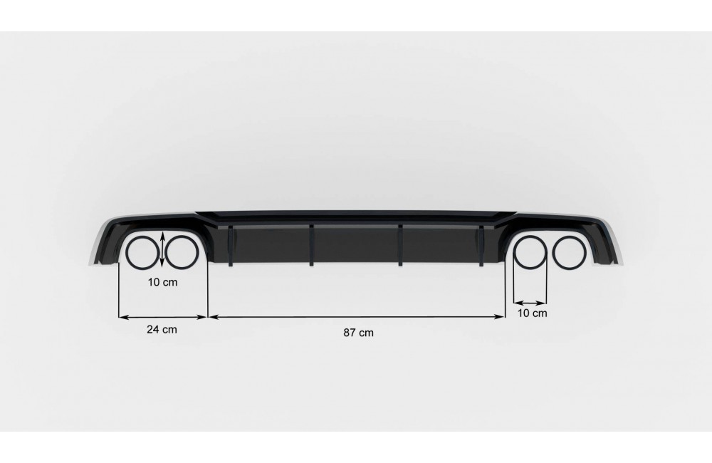 Rear Valance Audi S5 F5 Coupe / Sportback