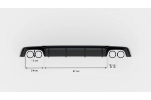 Rear Valance Audi S5 F5 Coupe / Sportback