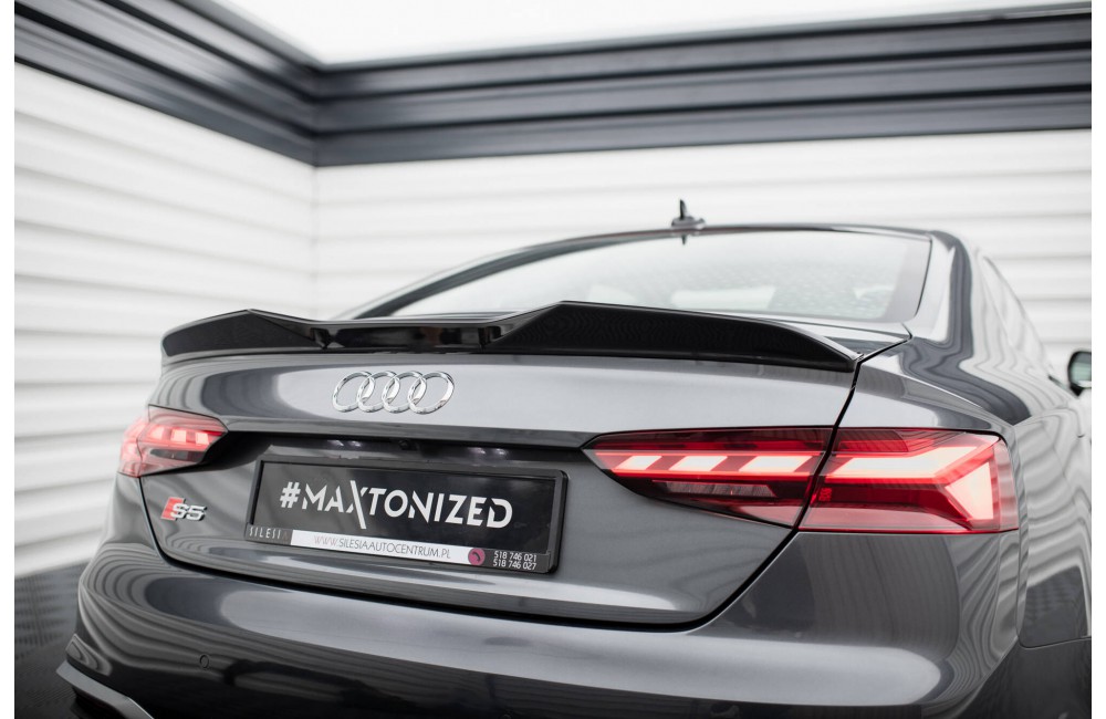 Spoiler Cap 3D Audi S5 Coupe / A5 S-Line Coupe F5 Facelift Spoiler Cap 3D Audi S5 Coupe / A5 S-Line Coupe F5 Facelift