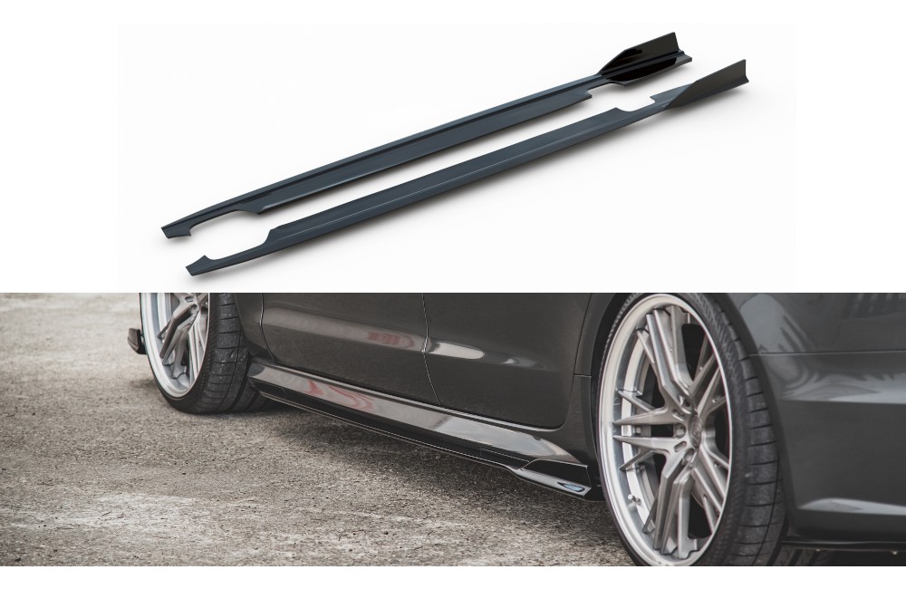 Side Skirts Diffusers Audi A6 / A6 C7 S-line/ S6 C7 Facelift