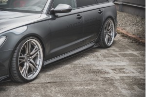 Side Skirts Diffusers Audi A6 / A6 C7 S-line/ S6 C7 Facelift