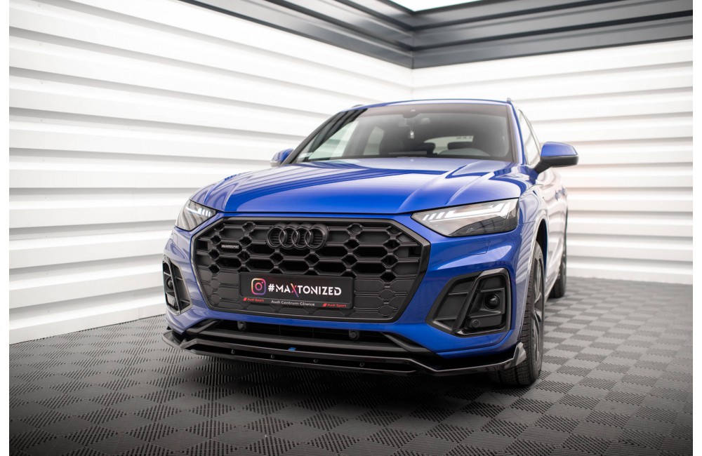 Front Splitter V.1 Audi SQ5 / Q5 S-Line SUV / Sportback Mk2 Facelift