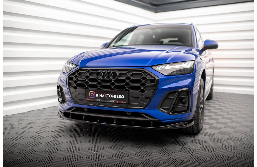 Front Splitter V.2 Audi SQ5 / Q5 S-Line SUV / Sportback Mk2 Facelift