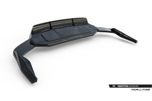 Rear Splitter (with vertical bars) Audi SQ7 Mk2 Facelift 2