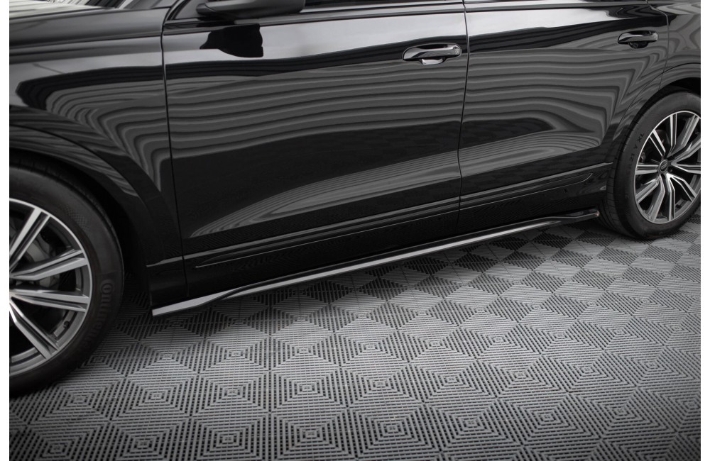 Side Skirts Diffusers V.2 Audi Q8 / Q8 S-line / SQ8 Mk1 / Mk1 Facelift Side Skirts Diffusers V.2 Audi Q8 / Q8 S-line / SQ8 Mk1 / Mk1 Facelift