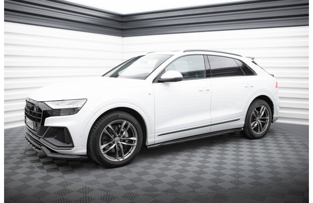 Side Skirts Diffusers V.2 Audi Q8 / Q8 S-line / SQ8 Mk1 / Mk1 Facelift Side Skirts Diffusers V.2 Audi Q8 / Q8 S-line / SQ8 Mk1 / Mk1 Facelift