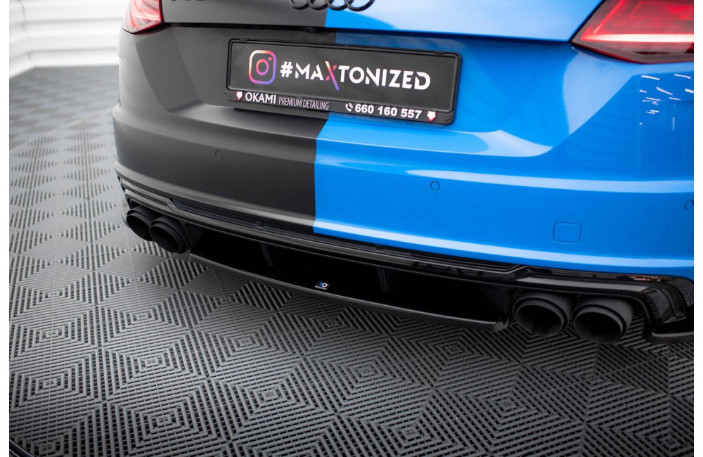 Rear Splitter for Audi TT S 8S Facelift