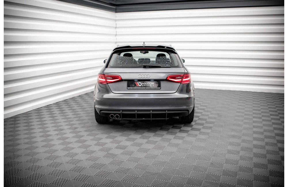 Street Pro Rear Diffuser Audi A3 Sportback 8V - Black