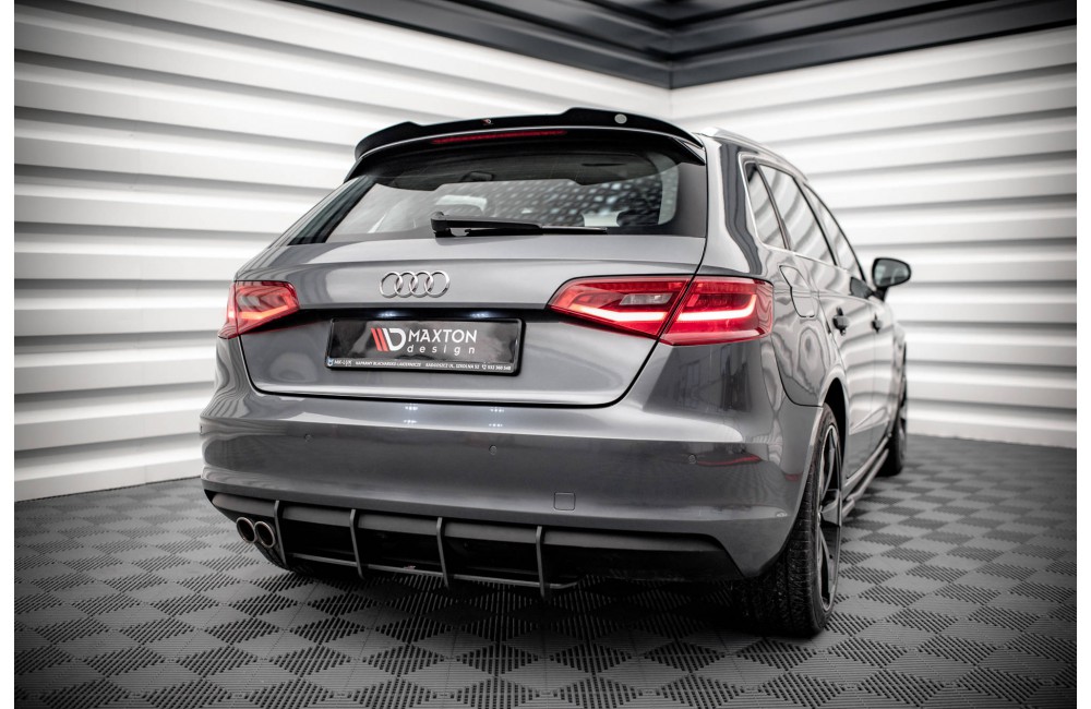 Street Pro Rear Diffuser Audi A3 Sportback 8V - Black