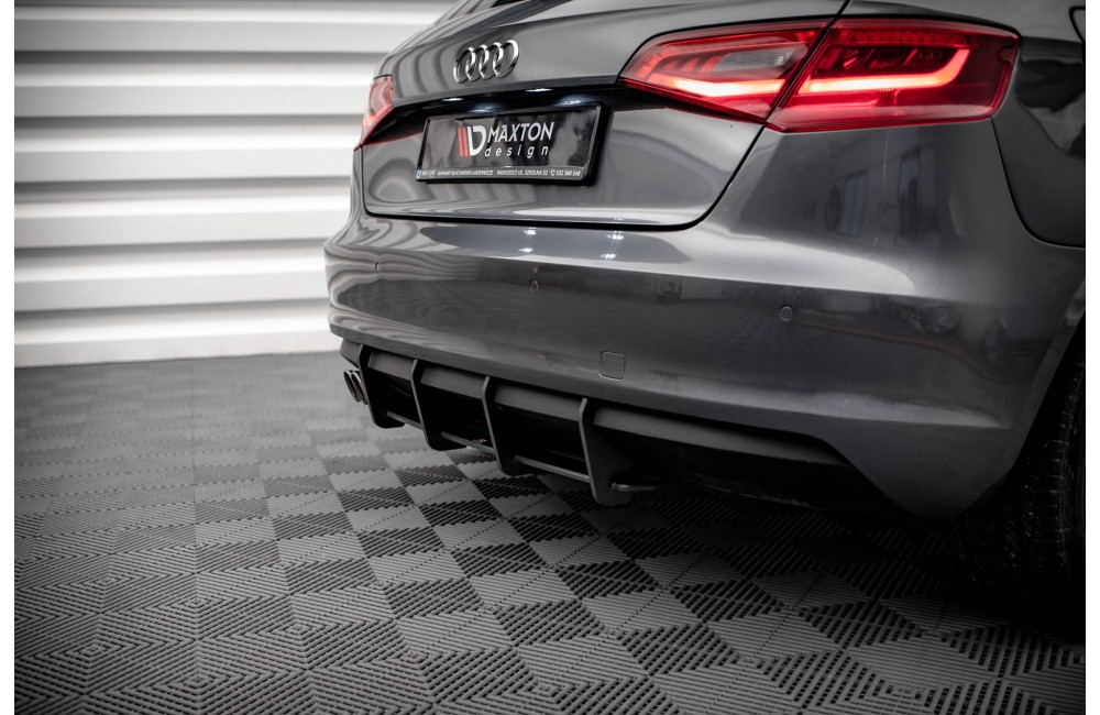 Street Pro Rear Diffuser Audi A3 Sportback 8V - Black
