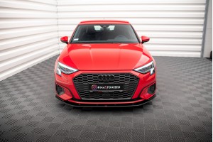 Street Pro Front Splitter Audi A3 8Y - Black
