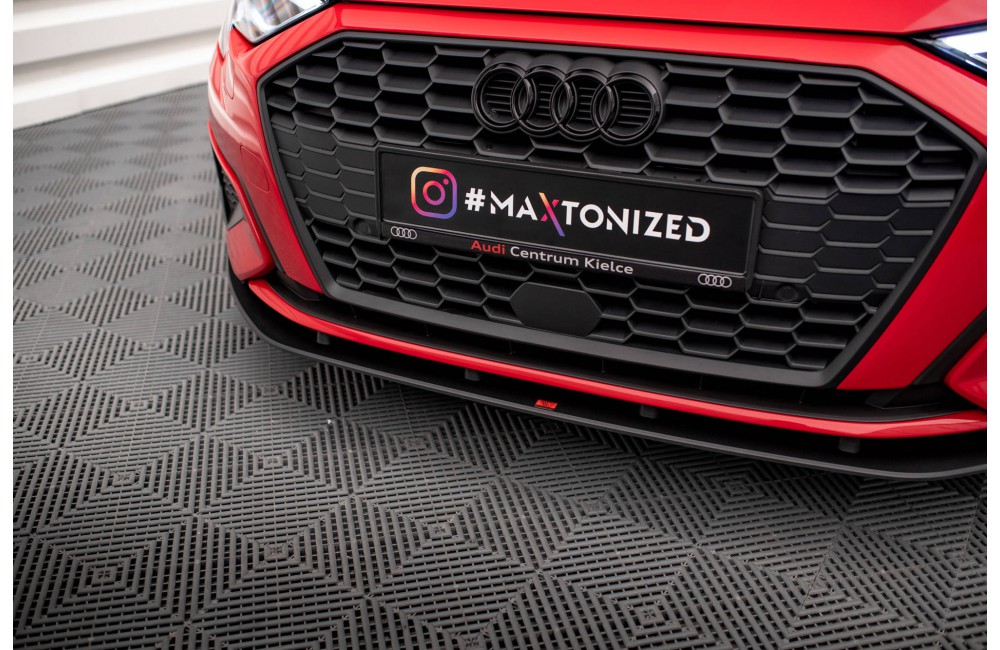 Street Pro Front Splitter Audi A3 8Y - Black