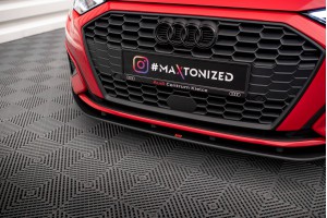 Street Pro Front Splitter Audi A3 8Y - Black