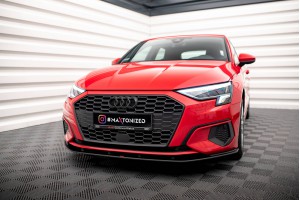 Street Pro Front Splitter Audi A3 8Y - Black