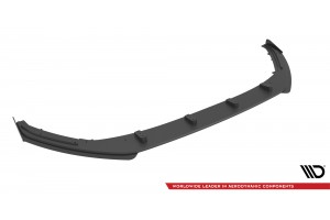 Street Pro Front Splitter + Flaps Audi A3 8Y - Black + Gloss Flaps