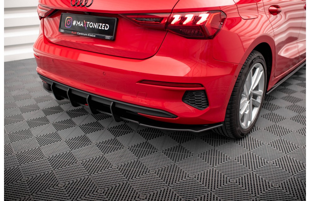 Street Pro Rear Diffuser Audi A3 Sportback 8Y - Black