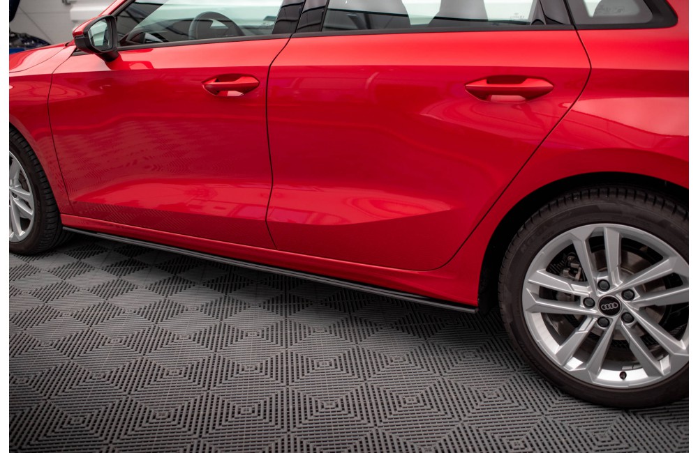 Street Pro Side Skirts Diffusers Audi A3 8Y - Black Street Pro Side Skirts Diffusers Audi A3 8Y - Black