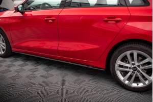Street Pro Side Skirts Diffusers Audi A3 8Y - Black Street Pro Side Skirts Diffusers Audi A3 8Y - Black