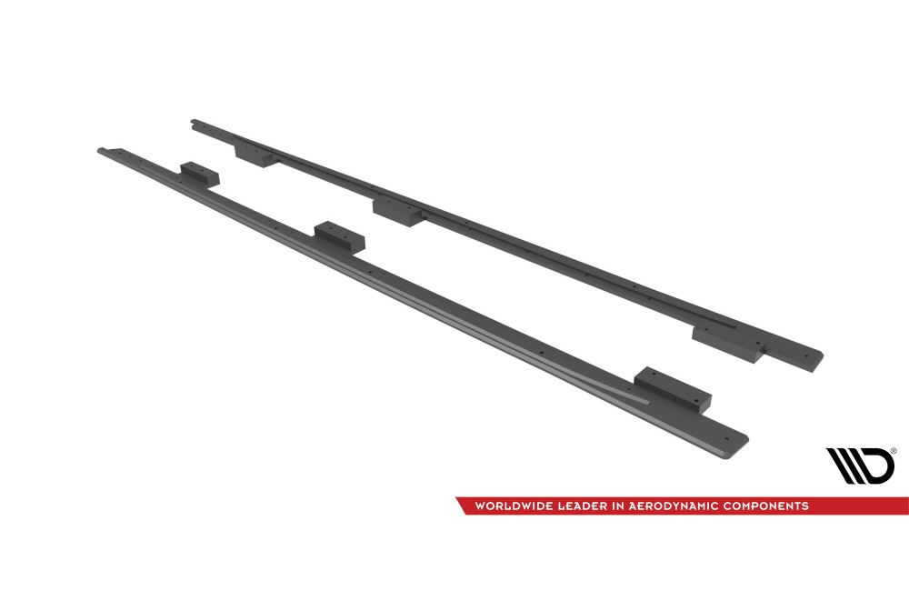 Street Pro Side Skirts Diffusers Audi A3 8Y - Black Street Pro Side Skirts Diffusers Audi A3 8Y - Black