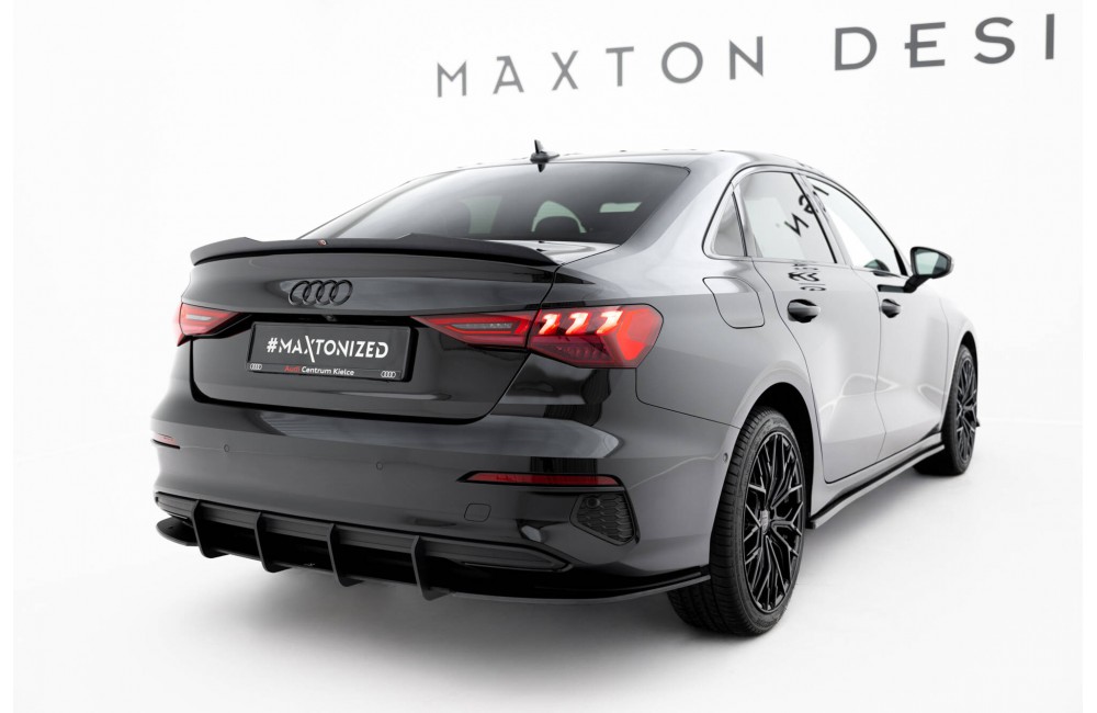 Street Pro Rear Diffuser Audi A3 Sedan 8Y - Black