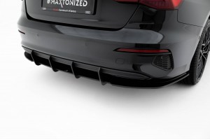 Street Pro Rear Diffuser Audi A3 Sedan 8Y - Black
