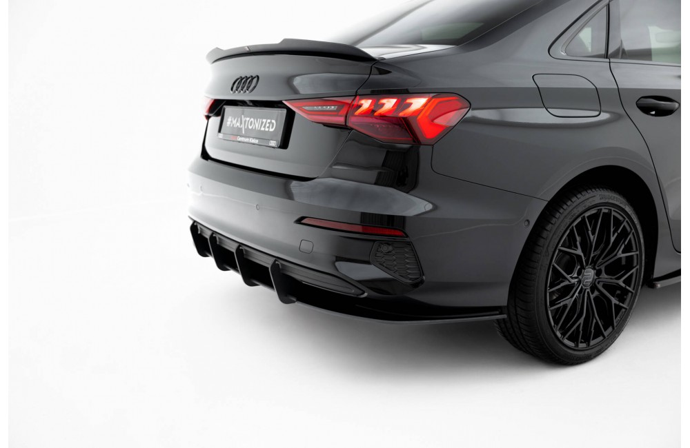 Street Pro Rear Diffuser Audi A3 Sedan 8Y - Black