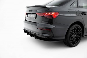 Street Pro Rear Diffuser Audi A3 Sedan 8Y - Black